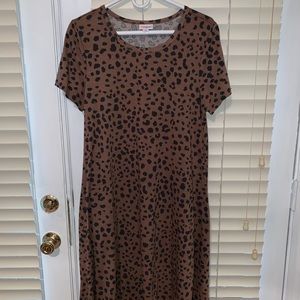 Lularoe Cheetah print Jessie Size M